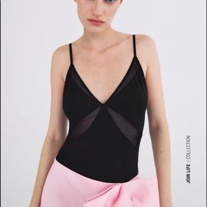 NWT Zara stretch body suit